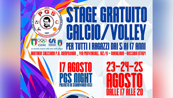 Stage P.G.S. P.A. Campilongo